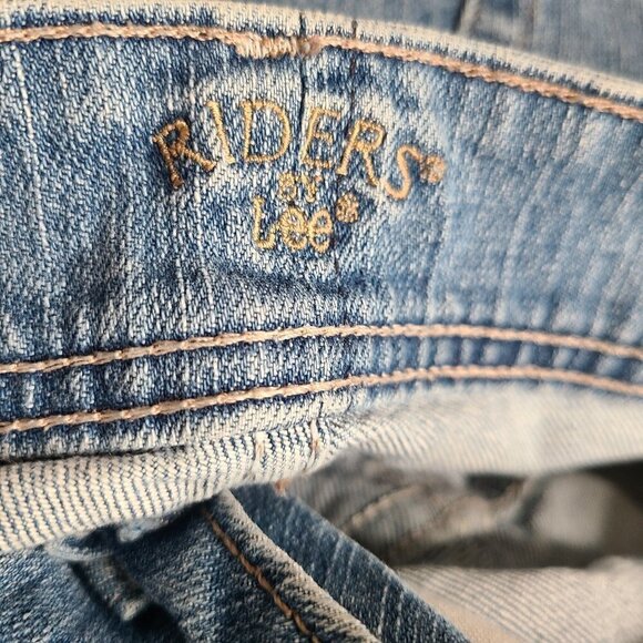 Lee Riders Plus Size Cut Off Raw Hem Denim Shorts - Picture 3 of 5
